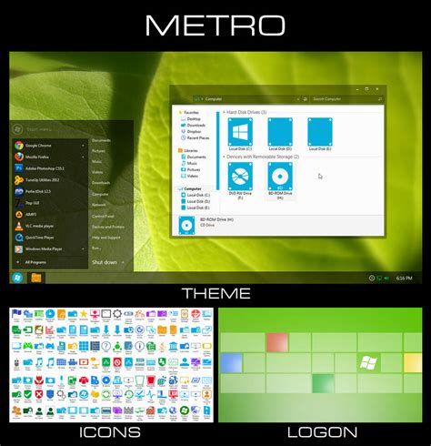Metro Windows 7 Transformation Pack By Ultimatedesktops On Deviantart