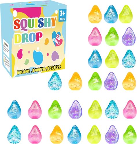 Amazon.com: Fidget Toys Stress Ball for Kids 28pcs, Cube Squishies
