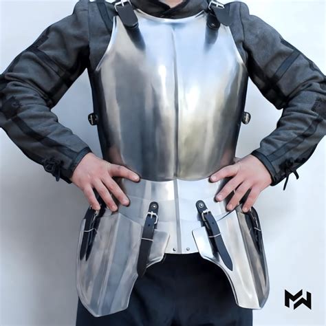Medieval Steel Cuirass Armor Knight Breastplate Backplate With