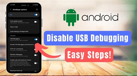 Disable USB Debugging Option On Android Device YouTube