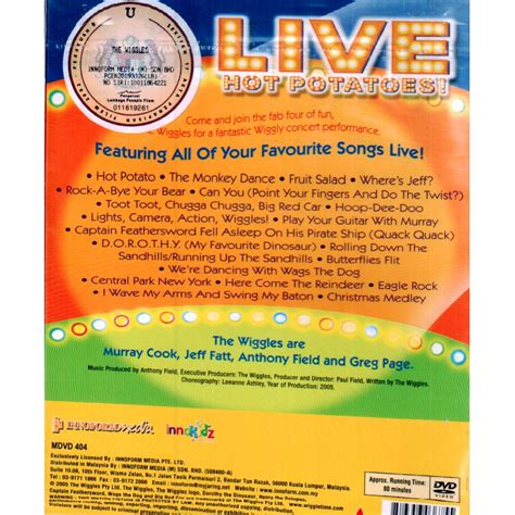 The Wiggles Live Hot Potatoes DVD Hobbies Toys Music Media CDs DVDs On Carousell
