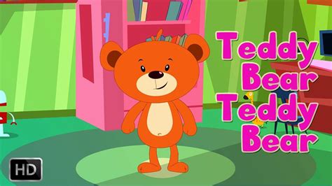 Teddy Bear Teddy Bear Turn Around Nursery Rhyme With Lyrics Kids