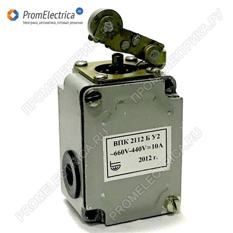 Купить ВПК-2112-БУ2 Концевой выключатель Ролик — Promlectrica.ru