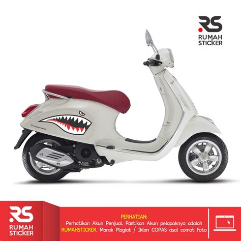 Gambar Cutting Sticker Motor Vespa Matic Terlengkap Ottomotif