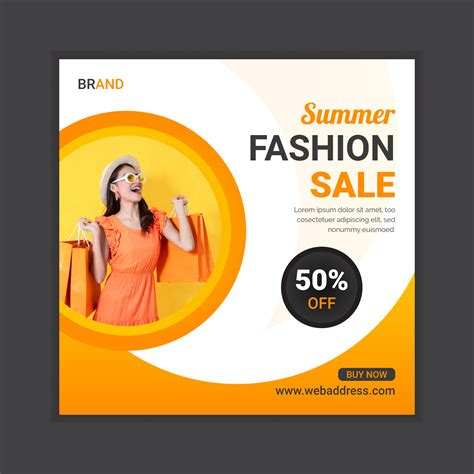 Summer fashion social media post :: Behance