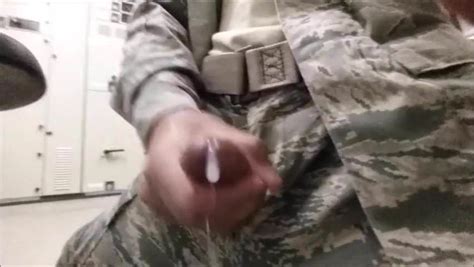 Horny Solider Jerks Off Cums At Work Gay Man Porn Xhamster