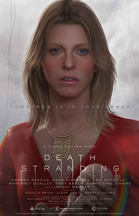 Poster Death Stranding Character Amelie Lindsay Wagner Kill The Game