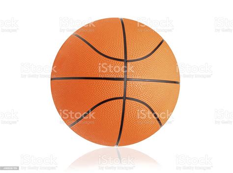 Basketball Ball Isolated On White Stock Photo Download Image Now