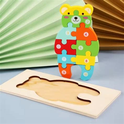 Montessori Wooden Puzzles 4 Pack ToHitTheRoad