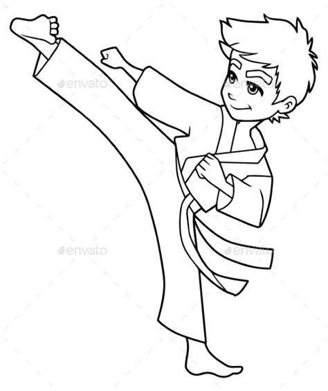 Drawing Karate For Kids