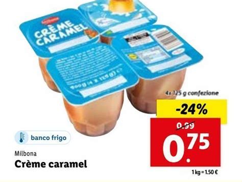 Offerta Milbona Cr Me Caramel X G Nel Volantino Di Lidl