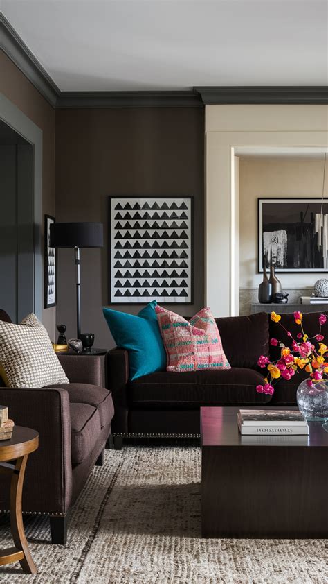 23 Brown Living Room Ideas: Color Schemes, Decor, and Cozy Aesthetic ...
