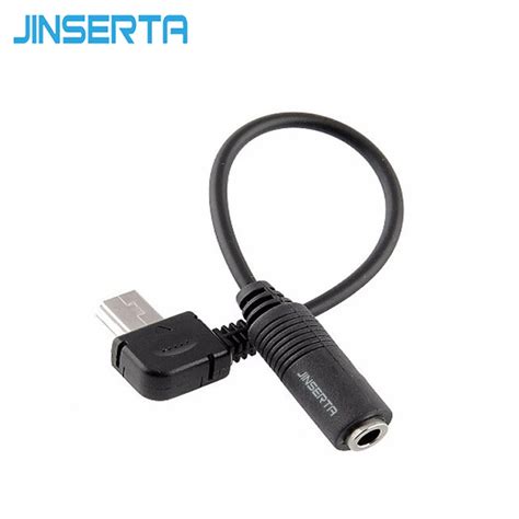 JINSERTA Gopro Microphone Adapter Mini USB to 3.5mm Microphone Adapter ...
