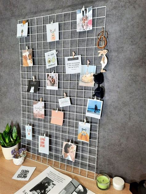 Органайзер доска настроения Мудборд Wuw сетка для заметок и фотографий ...