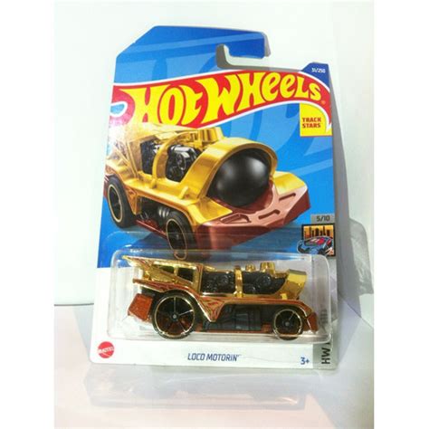 Jual Hot Wheels Hw Metro Loco Motorin Gold Chrome Mattel Kota Tangerang Rendra