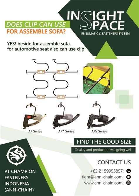 clip cl  biasa digunakan  merakit kawat zig zag kawat