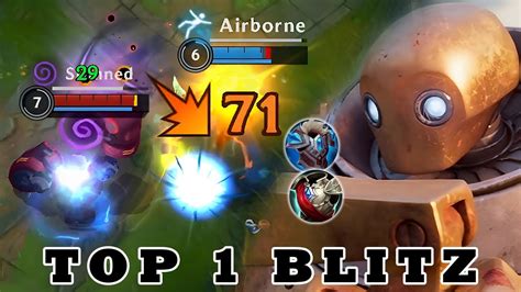 Wild Rift Blitzcrank Gameplay Top Blitzcrank Gameplay Rank