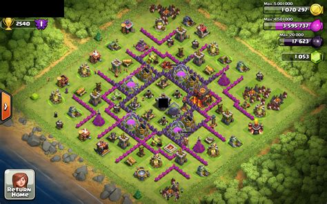 COC BASE 99: TH 10 Hybrid Base 2