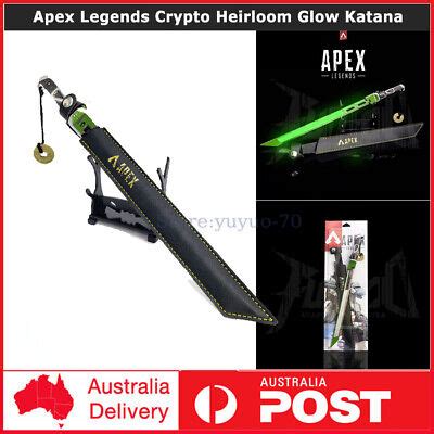 Apex Legends Crypto Heirloom 40cm Glow Biwon Blade Katana Keychain Toy