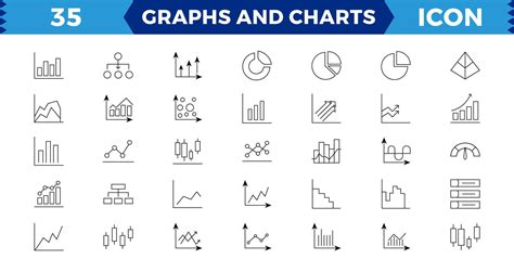 Wachsend Bar Graph Pixel Perfekt Symbol Satz Graph Und Diagramm