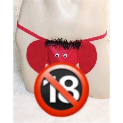 Cueca Elefante Tromba Jockstrap Lingerie Fantasia Masculina Shopee Brasil