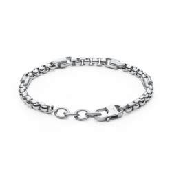 Bracelet Chaine Homme Chaine En Or Argent Homme Acier Edora