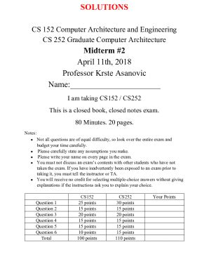 Fillable Online Hkn Eecs Berkeley Pdf Cs Computer Architecture