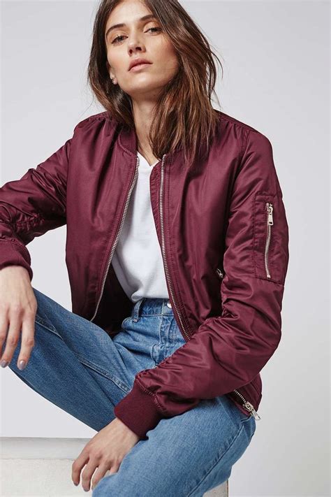 Pin By Odorebasic On Womens Jacket In 2020 Silk Bomber Jacket Burgundy Bomber Jacket Bomber