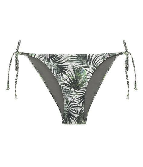 Green Printed Slipi Bikini Shiny Leaf Bichini Costume Baie Pldioofv Iygrp Penti Romania