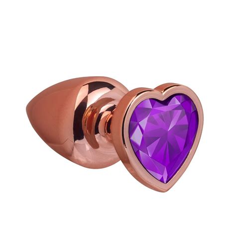 Plug Anal Coração Unique Rosê La Pimienta Litoral Sex Shop