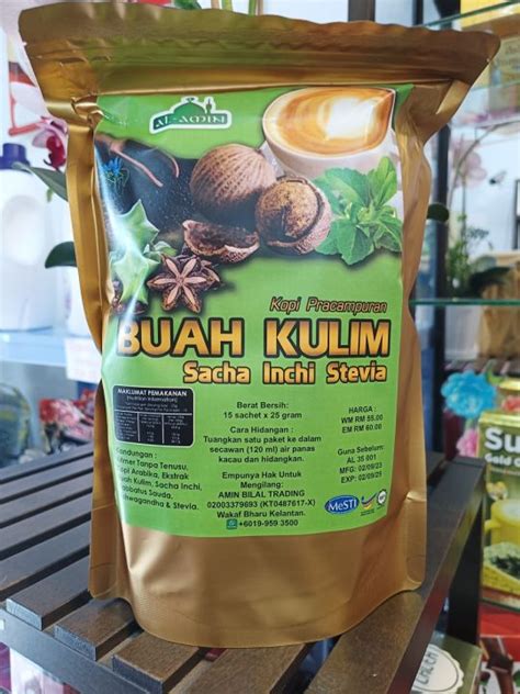 Kopi Buah Kulim Sacha Inchi Stevia Lazada