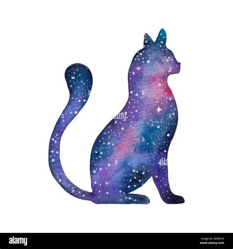 Galaxy Cat Fantasy Space Shape Perfect For Kids Room Decoration
