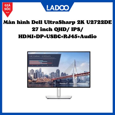 M N H Nh Dell Ultrasharp K U De Inch Qhd Ips Hdmi Dp Usbc Rj