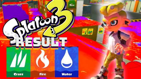 Splatoon 3 Splatfest Grass Fire Water Resuit Gameplay YouTube