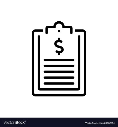 Invoice Royalty Free Vector Image Vectorstock