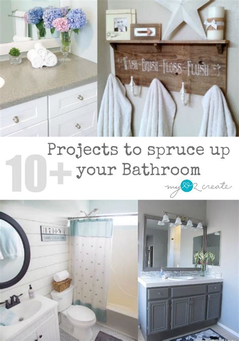 10 Projects To Spruce Up Your Bathroom My Love 2 Create