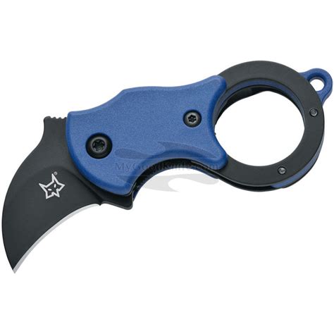 Керамбит Fox Knives Mini-Ka Синий/Черный FX-535 BLB 2.5см - купить в ...