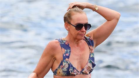 Toni Collette 51 Shows Off Her Fit Physique In A Bikini As She Takes