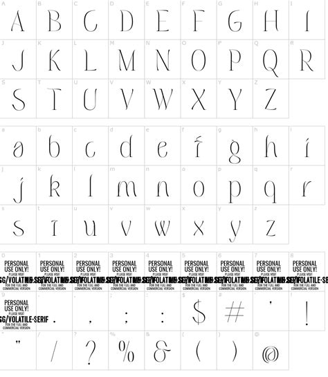 Fuente Volatile Serif Descargar