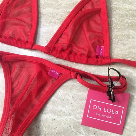 Inferno Micro Bikini By OH LOLA SWIMWEAR Sexy Unique