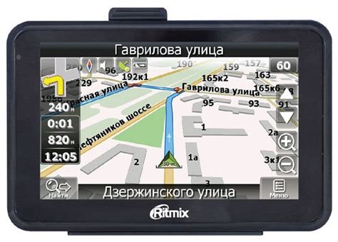 Навигатор GPS RITMIX RGP-589DVR, 5 со встроенным видеорегистратором ...