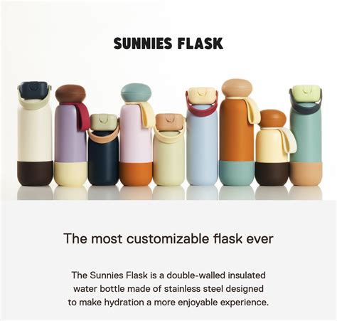 Sunnies Flask 16oz Bottle Customizable Insulated Water Tumbler For Hot And Cold Shopee
