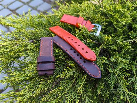 Ремешок для Panerai из редкой лошадиной кожи Horween - TOTIBI