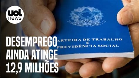 Desemprego cai para 12 1 mas ainda atinge 12 9 milhões de pessoas