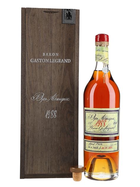 Baron Gaston Legrand 1988 - Lot 181270 - Buy/Sell Armagnac Online