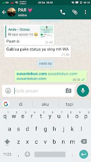 Cara Membuat Huruf Tebal Miring Dan Tanda Coret Di Whatsapp Susantokun