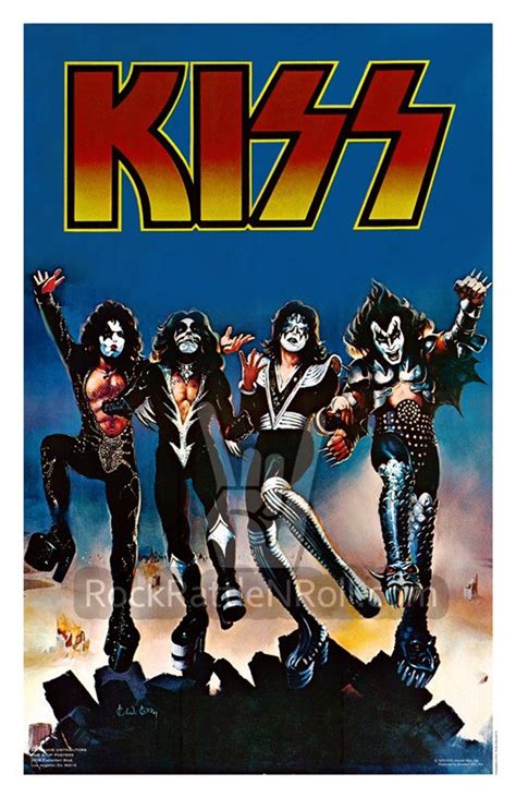 KISS 1976 Destroyer Retail Poster 11x17 Iconic LP Cover Photo - Etsy