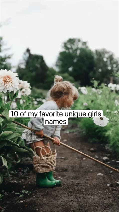 10 of my favorite unique girls names | Sweet baby names, Cute baby ...