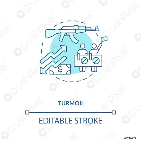 Turmoil Concept Icon Stock Vector 3216772 Crushpixel