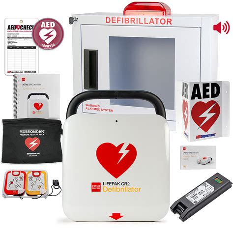 Physio Control Lifepak Cr2 Aed Small Business Value Package Aed Superstore Bvp Cr2